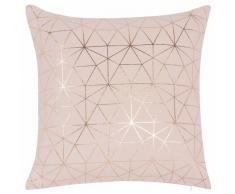 Housse de coussin en coton rose 40 x 40 cm MAGIX
