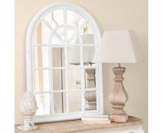 Miroir blanc Serrant petit mod&egrave;le