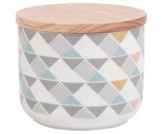 Pot en porcelaine et bambou