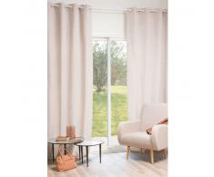 Rideau motifs chevrons beige 140x270 JAMES