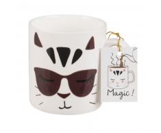Mug en porcelaine imprim&eacute; chat