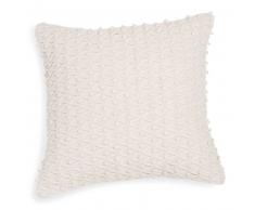 Coussin en coton ivoire 45x45 ALMERIA
