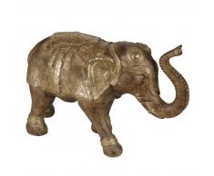 Statuette éléphant marron H23