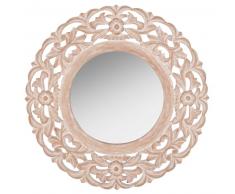 Miroir rond encadrement ajouré D40