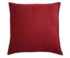 Coussin bordeaux 60x60