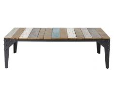 Table basse en manguier et métal L 130 cm Sailor