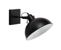 Applique en métal noire H 33 cm SMITH