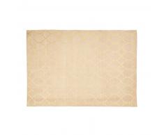 Tapis en coton motifs dor&eacute;s 150x230cm NESTOR