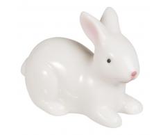 Statuette lapin en porcelaine blanche H5