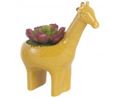 Statuette girafe en porcelaine H16