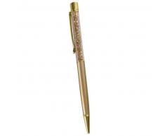 Stylo à bille doré à paillettes