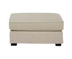 Pouf de canap&eacute; modulable en coton mastic Milano