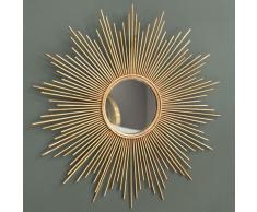 Miroir en m&eacute;tal dor&eacute; D99