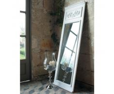 Miroir trumeau en sapin blanc H 170 cm C&Eacute;LESTINE