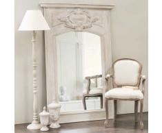 Miroir trumeau en bois gris H 180 cm GARANCE