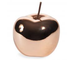 Statuette pomme en céramique H 12 cm UMEA COPPER