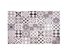 Tapis en vinyle motifs carreaux de ciment 100x150