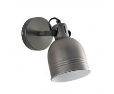 Applique en métal gris