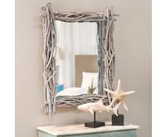 Miroir en bois flott&eacute; H 113 cm FJORD