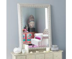 Miroir en m&eacute;tal argent&eacute; H 95 cm ISTANBUL