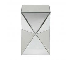 Bout de canapé miroir L 33 cm DIAMANT