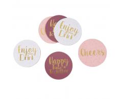 6 dessous de verre imprimés