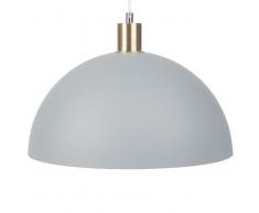 Suspension en m&eacute;tal bleu clair et dor&eacute;