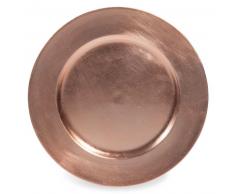 Assiette de présentation en plastique D 33 cm COPPER