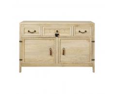 Buffet 2 portes 3 tiroirs en manguier massif Cherokees