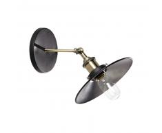 Applique en m&eacute;tal noire H 29 cm BECQUEREL