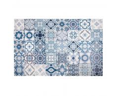 Tapis en vinyle motifs carreaux de ciment 100x150