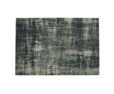 Tapis en coton bleu 140 x 200 cm FEEL AZUR