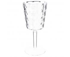 Verre à pied en plastique CARAT
