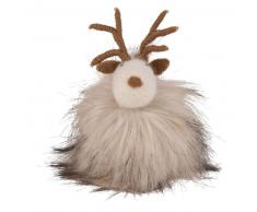 Statuette cerf en laine H13