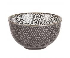 Coupelle en fa&iuml;ence &agrave; motifs