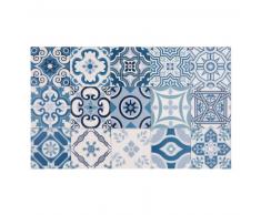 Tapis en vinyle motifs carreaux de ciment 50x80