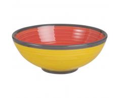 Coupelle en fa&iuml;ence rouge