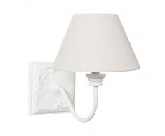 Applique blanche H 22 cm VIVIANE