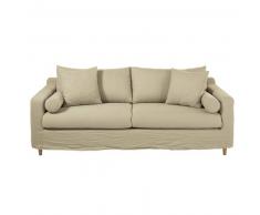 Canap&eacute;-lit 4 places en lin lav&eacute; Francisco