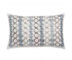 Coussin en coton gris 30 x 50 cm POSTDAM
