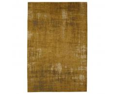 Tapis en coton jaune moutarde 155 x 230 cm FEEL