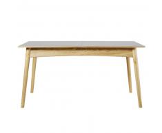 Table à manger extensible 6 à 10 personnes gris anthracite L150/220 Boop