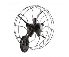 Applique indus en métal noir