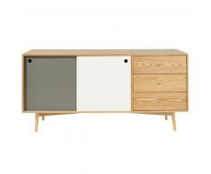 Buffet enfilade 2 portes 3 tiroirs tricolore Whisper