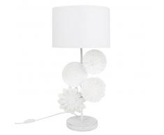Lampe en métal blanc