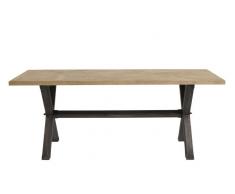 Table à manger en manguier 8/10 personnes L200 Ellis