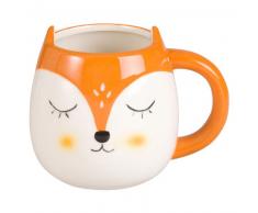 Mug renard en fa&iuml;ence
