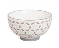Bol en faïence écrue à motifs