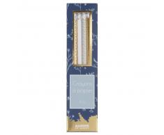 6 crayons &agrave; papier imprim&eacute;s