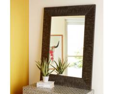 Miroir brun fonc&eacute; 90x120cm MALAWI
